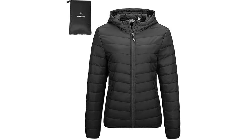 packable lightweight puffer jacket