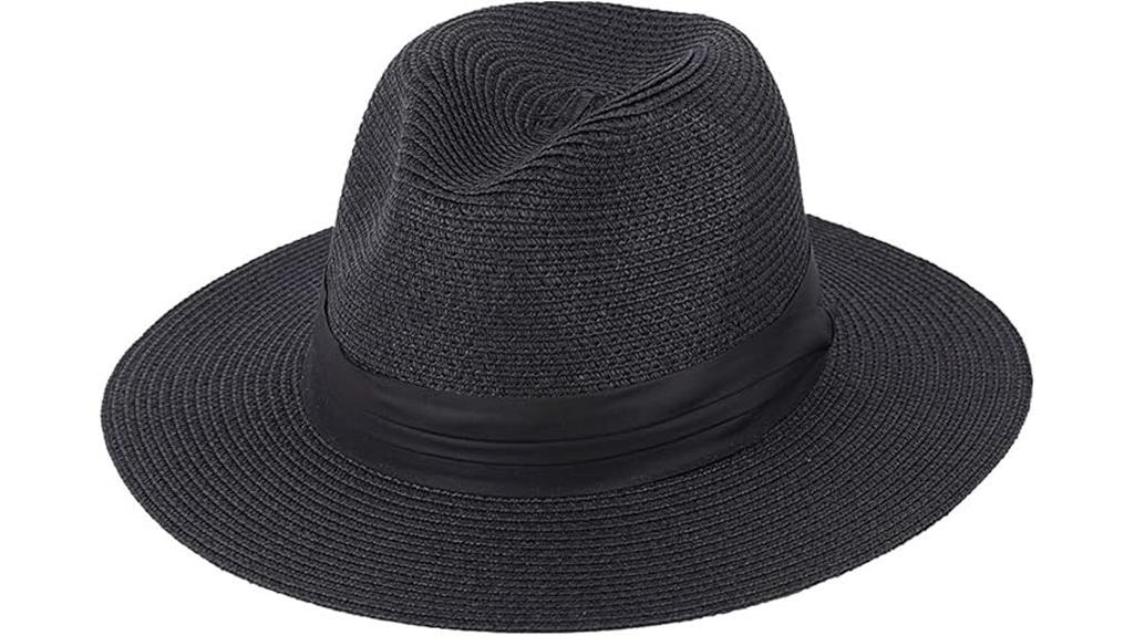 packable wide brim hat
