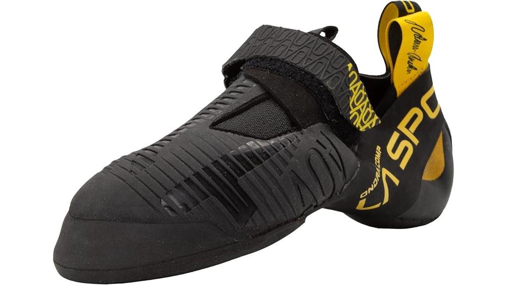 performance rock climbing shoe