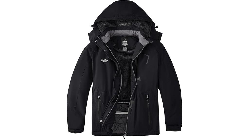 plus size waterproof jacket