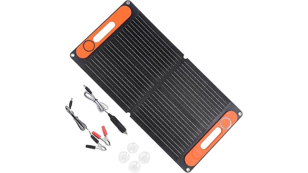 portable 80w solar charger
