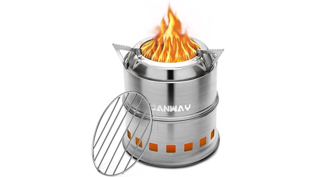 portable backpacking wood stove
