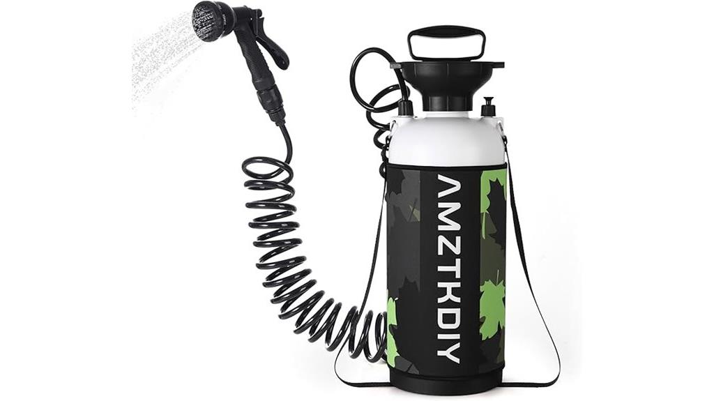portable camping shower system