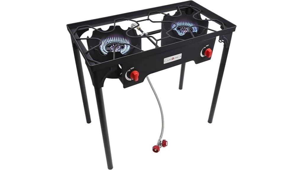 portable dual burner stove