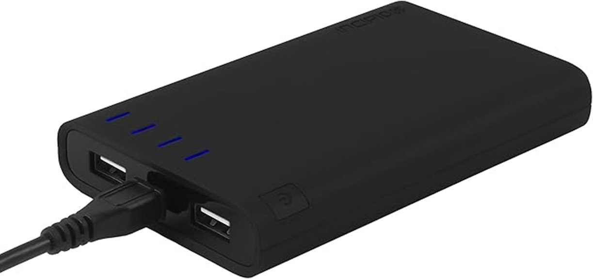portable dual usb charger