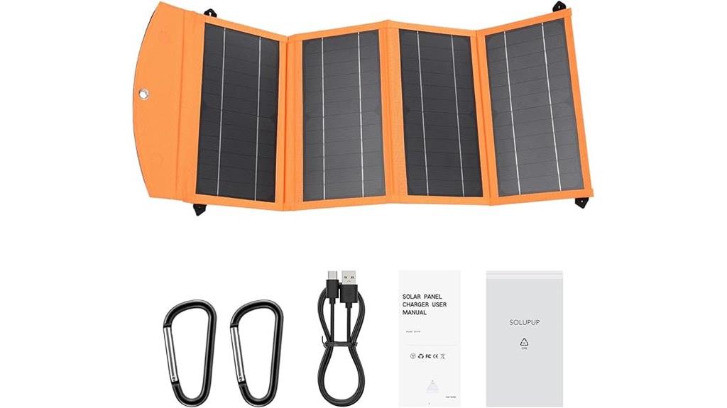portable fast charging solar panels