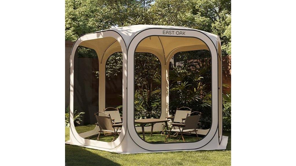 portable pop up screen tent