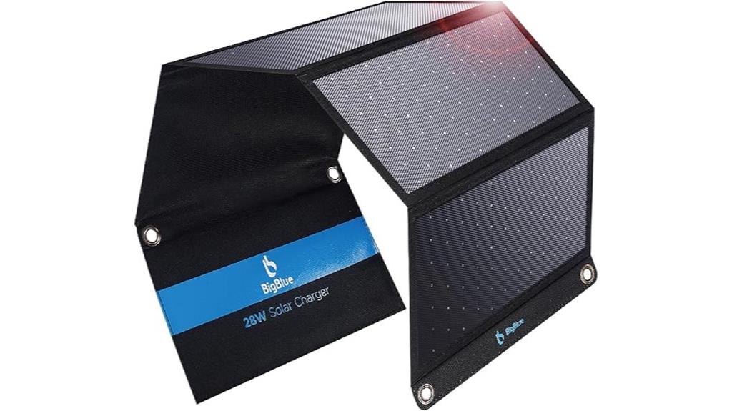 portable solar charger station