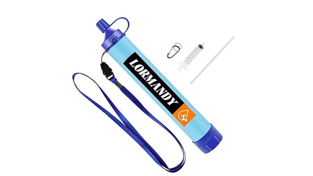 portable water filtration straw
