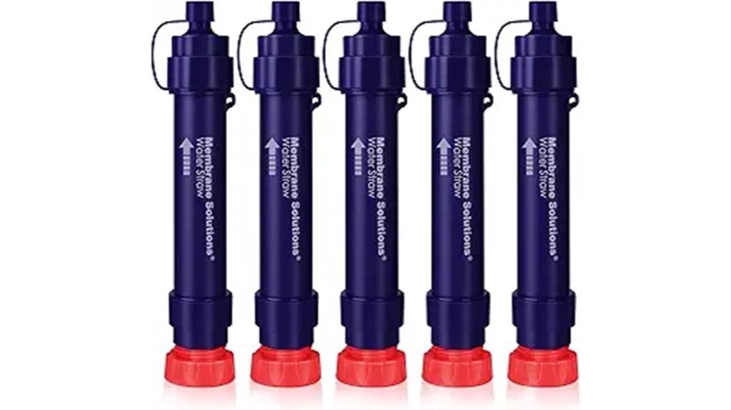 portable water purification straw