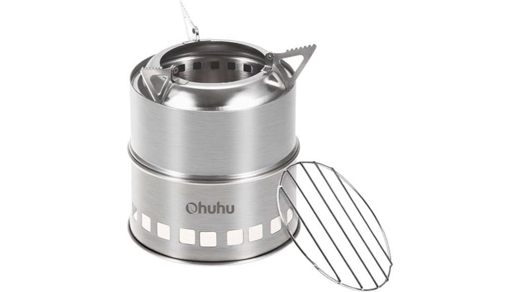 portable wood burning stove