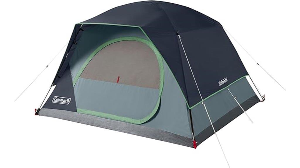 pre attached poles tent