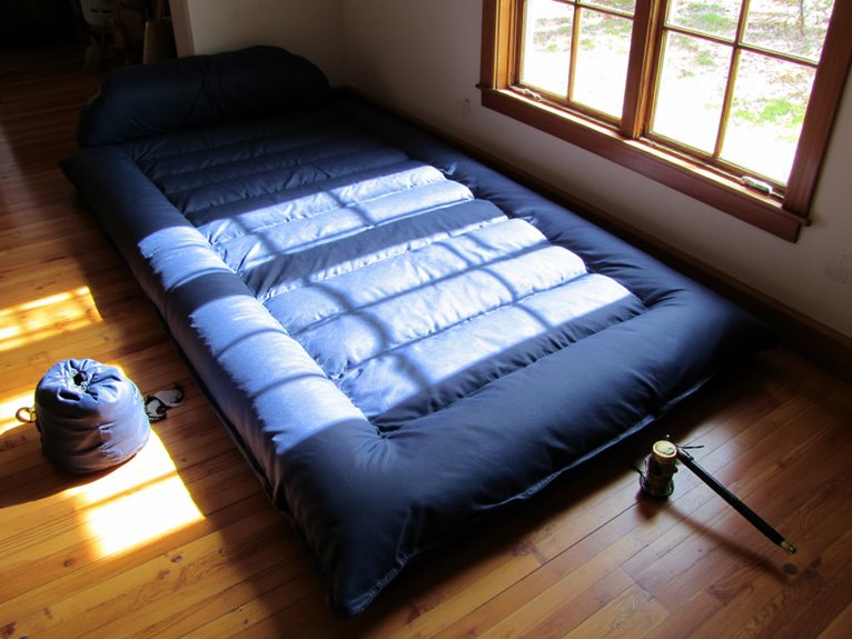 prep sleeping pad thoroughly