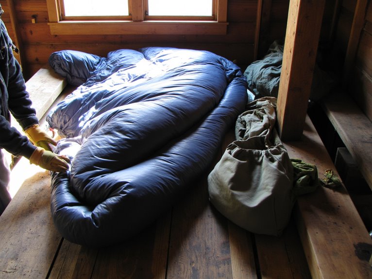 preserve warmth and loft