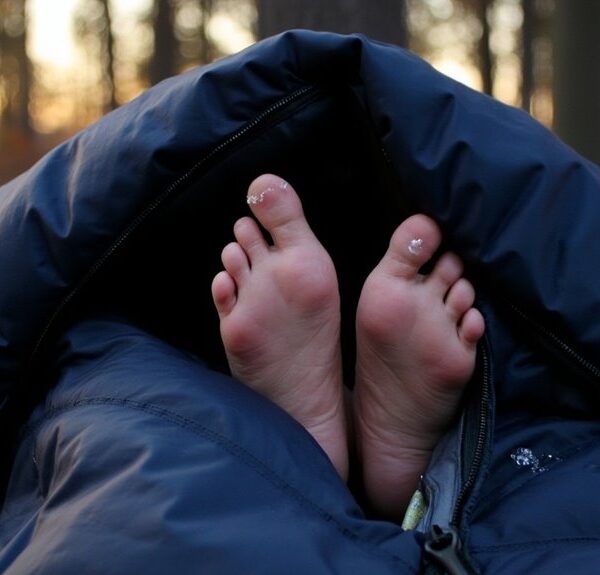 prevent sleeping bag cold spots