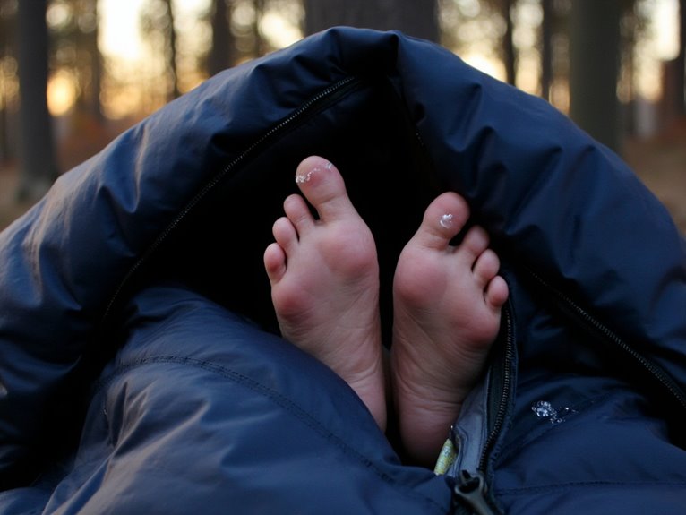 prevent sleeping bag cold spots