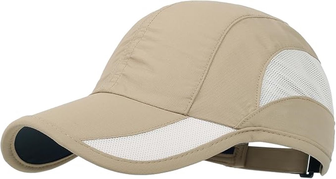 quick dry upf cap