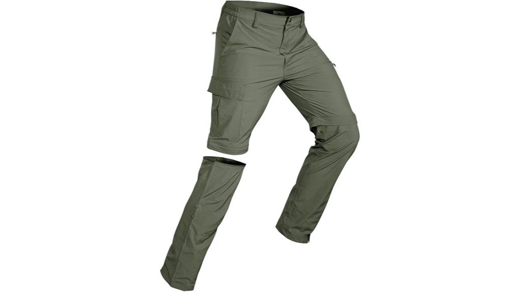 quick dry zip off pants