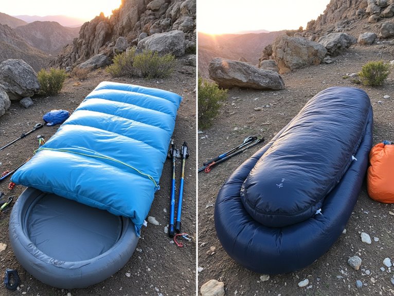 quilts versus sleeping bags