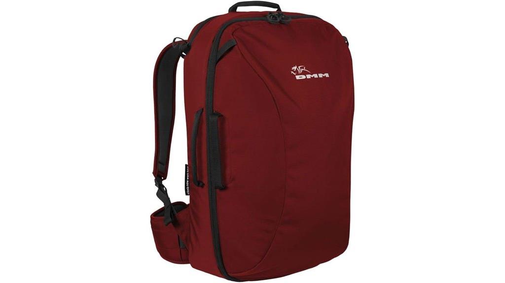 red 45l crag bag