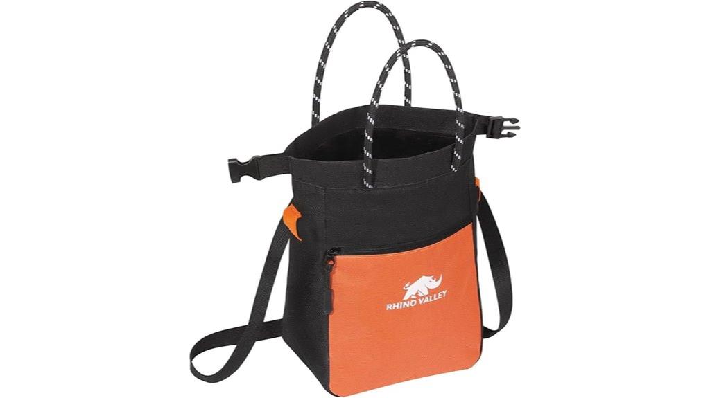 rock climbing chalk bag