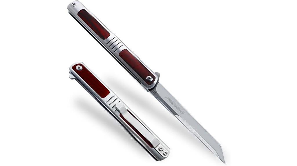 rosewood folding pocket knife