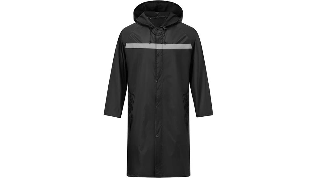 safety rain coat features