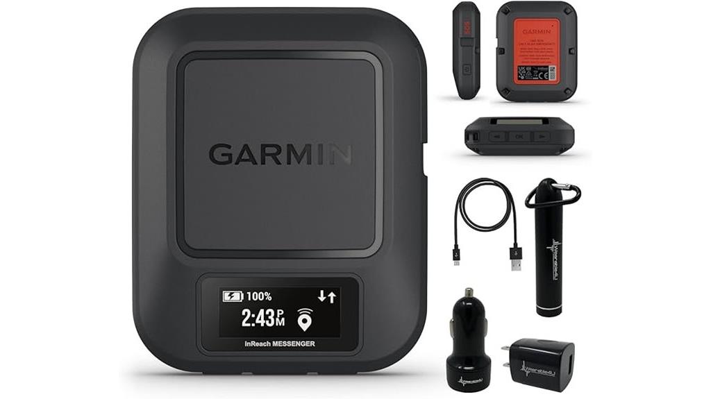 satellite communicator with power