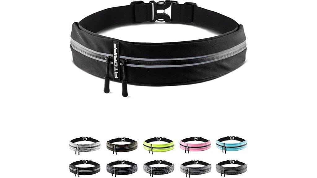 secure jogging belt pouch