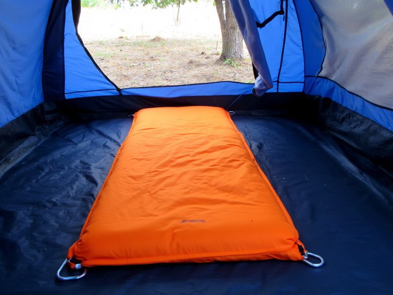 secure your sleeping pad