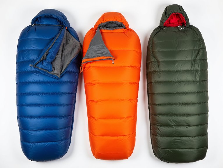 selecting sleeping bag ratings