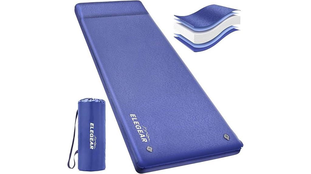 self inflating camping pad