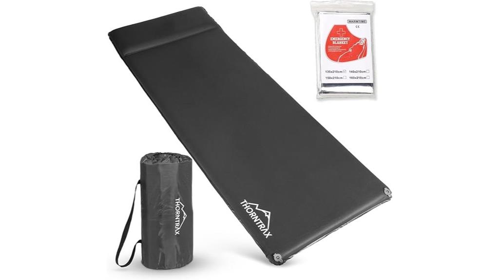 self inflating camping sleeping pad
