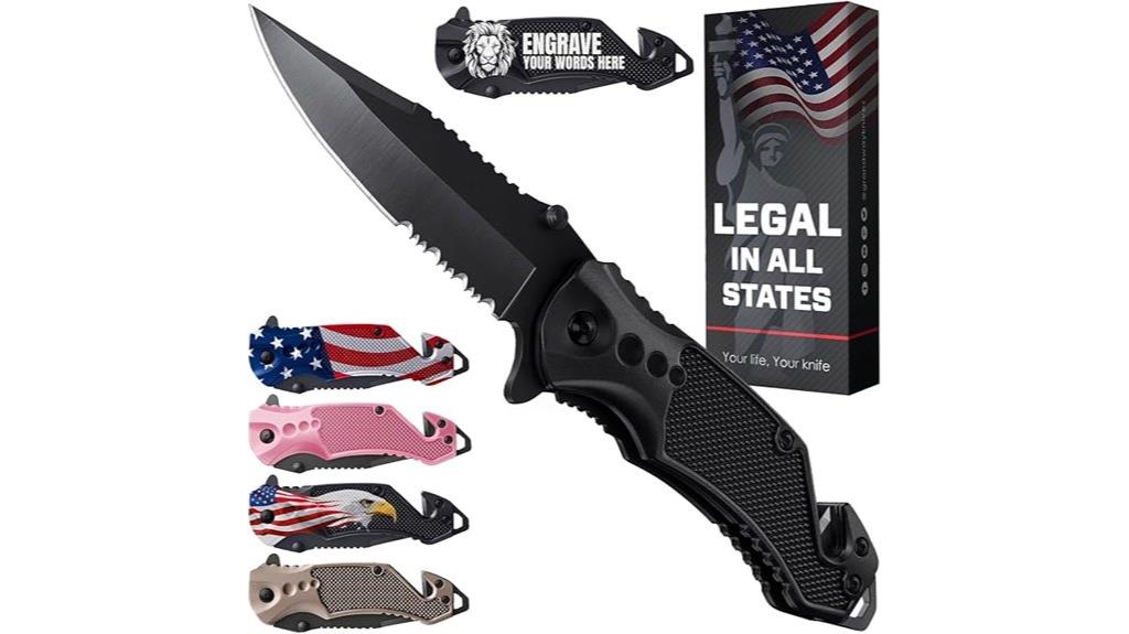 serrated blade safety features