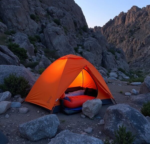 sleep comfortably in nature