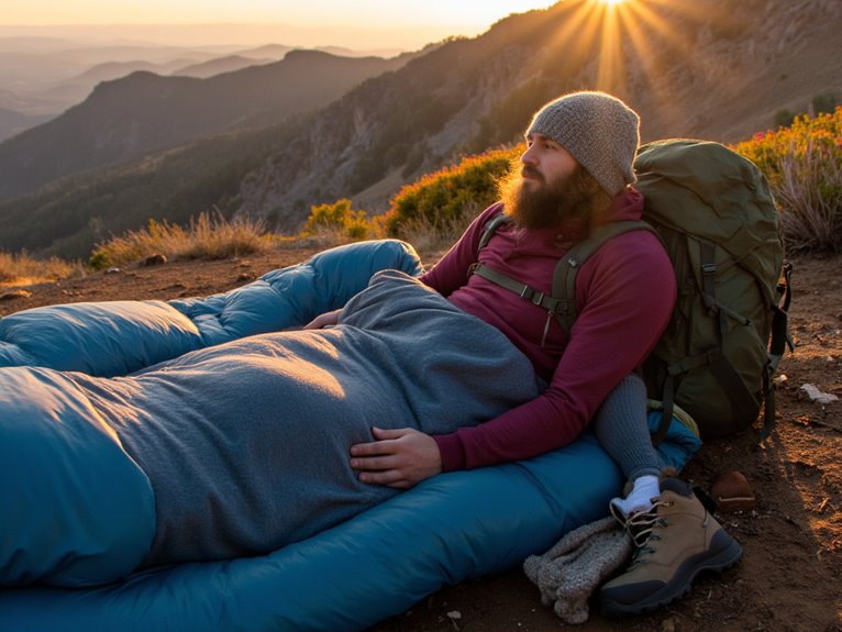 sleeping attire for backpacking