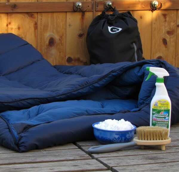 sleeping bag care routine