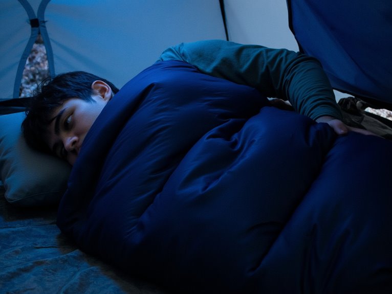 sleeping bag comfort issues