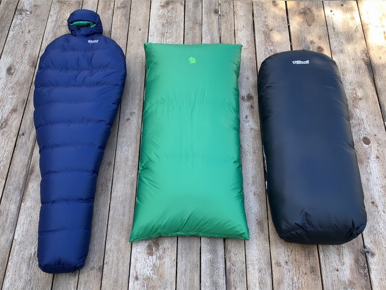 sleeping bag shape comparison