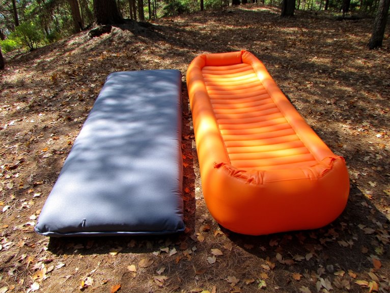 sleeping pad vs air mattress