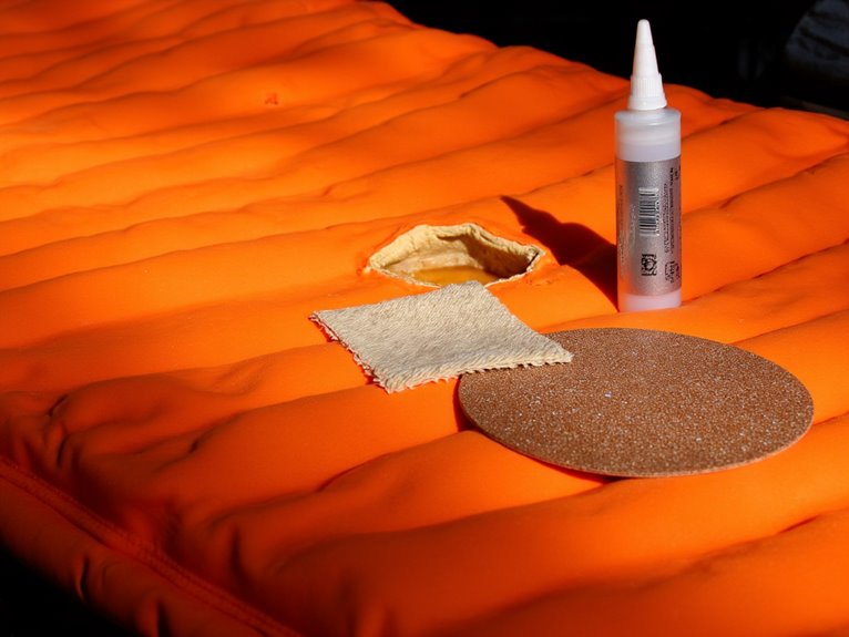 sleeping pads can be fixed