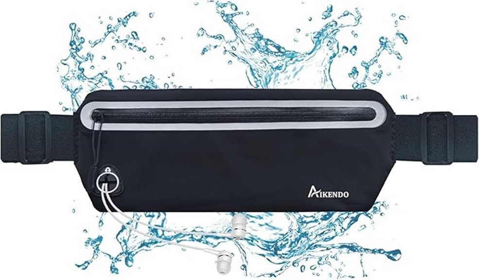 slim running belt pack