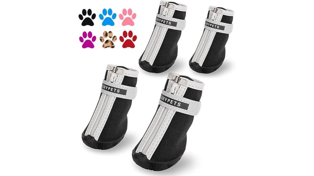 small black dog shoes