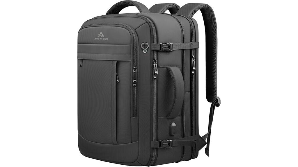 spacious airline approved backpack