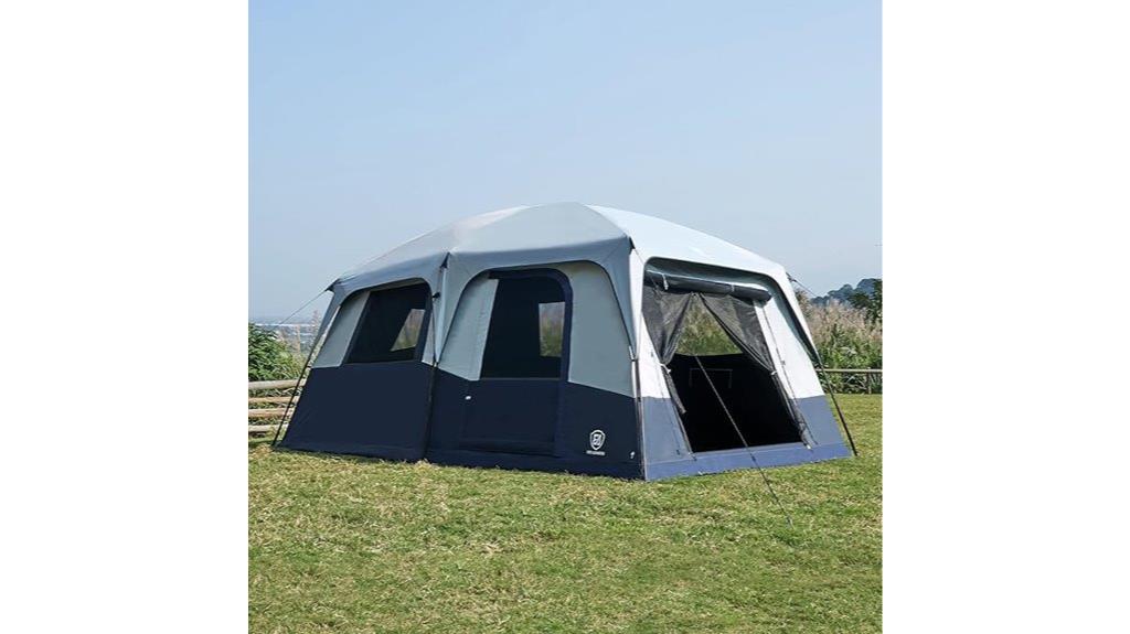 spacious blackout camping tent