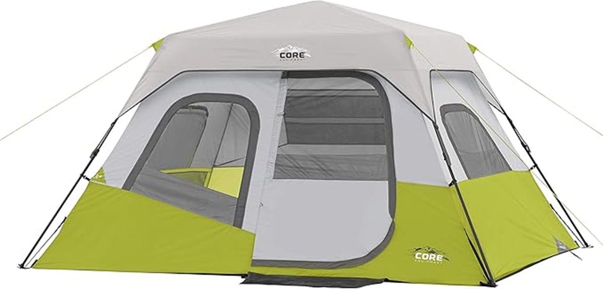 spacious family camping tents