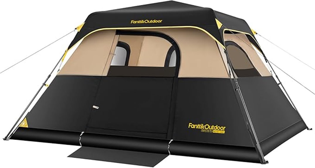spacious instant cabin tent
