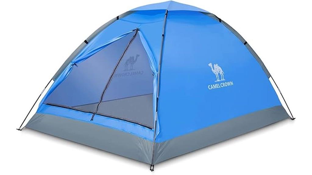 spacious waterproof camping tent