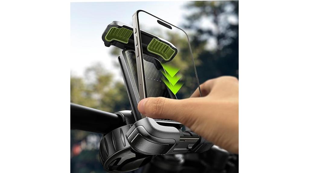 stable motorcycle phone mount