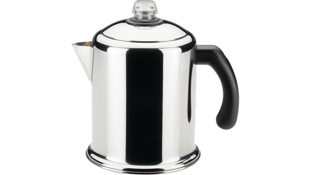 stainless steel coffee percolator